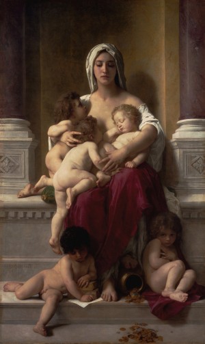 Charity by William Adolphe Bouguereau